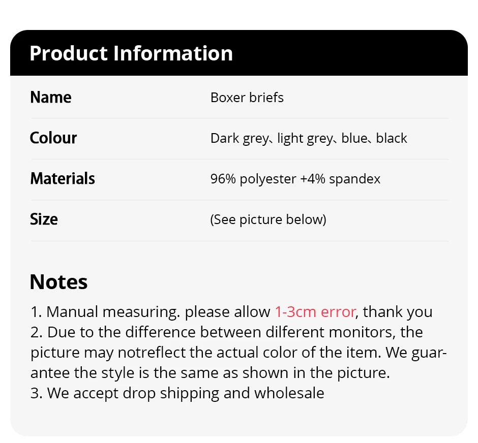 4-piece MEN'S Underwear Comfortable and Fashionable Plus-size Printed Boyshort Maximum 6XL Swimming Trunks for Teenagers.
